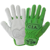 Cut and Impact Resistant Mechanics Style Gloves with a Premium Leather Palm - CIA4005