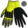 Global Glove CIA501MF High Vis Nitrile Coated Palm Gloves