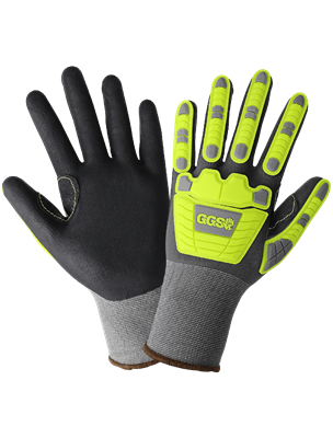 General Purpose Anti-Static/Electrostatic Compliant 15-Gauge Nylon/Polyester/Spandex Touch Screen Gloves with Impact Protection - CIA540