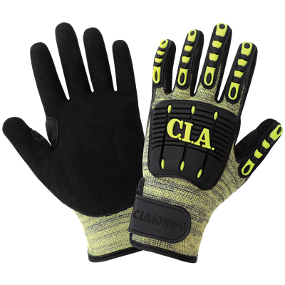 Vise GripsterÂ® C.I.A. Cut, Impact, Abrasion, and Puncture Resistant Nitrile Coated Gloves with Hook-and-Loop Knit Wrist - LIMITED STOCK - CIA609MFV