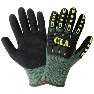 Vise GripsterÂ® C.I.A. Xtreme Foam Technology Nitrile/PU Coated Performance AraleneÂ® Gloves with Cut and Impact Resistance - CIA677