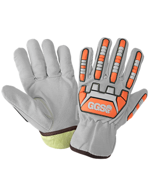 Cut and Impact Resistant Goatskin Leather Insulated Drivers Gloves with Heat Resistant AraleneÂ® Liner - CIA7000INT