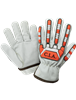 High-Visibility Cut and Impact Resistant Buffalo Leather Drivers Gloves - CIA7700