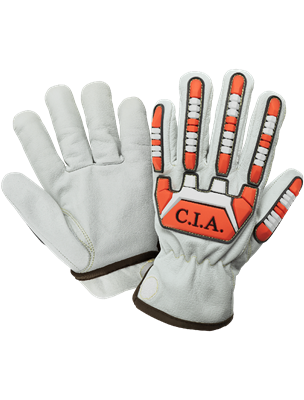 High-Visibility Cut and Impact Resistant Buffalo Leather Drivers Gloves - CIA7700