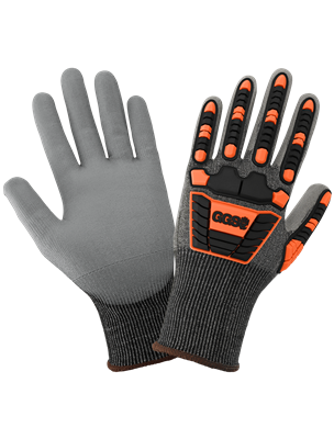 Vise GripsterÂ® C.I.A. 18-Gauge TuffaleneÂ® UHMWPE Cut, Impact, Abrasion, and Puncture Resistant Touch Screen Compatible Gloves - CIA788