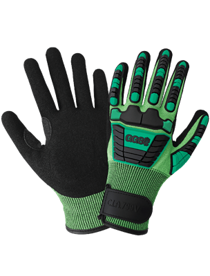 Vise GripsterÂ® C.I.A. Cut and Impact Resistant High-Visibility TuffaleneÂ® UHMWPE/rPET Touch Screen Gloves - CIA799V
