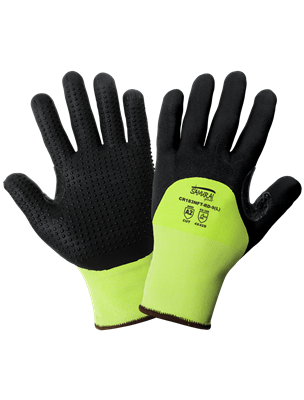 Samurai GloveÂ® High-Visibility Cut Resistant Nitrile Dotted Gloves with Cut, Abrasion, and Puncture Resistance - LIMITED STOCK - CR183NFT-RD