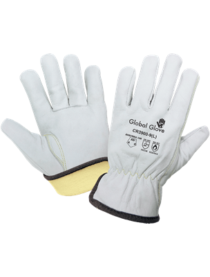 Cut and Heat Resistant Grain Goatskin Drivers Gloves with AraleneÂ® Liner - CR3900