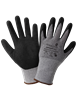 FDA Compliant 18-Gauge Salt-and-Pepper HPPE Cut Resistant Gloves with Touch Screen Mach Finish Nitrile Coating - CR608MF