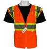 Global Glove GLO-0047 ANSI Class 2 Mesh & Solid Polyester Vest