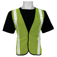 Global Glove GLO-10-G-2in Mesh Safety 2 in. Reflective Stripes Vest