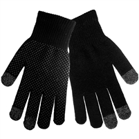 Global Glove IP3DB String Knit 3 Fingertip Touch Screen Responsive Gloves
