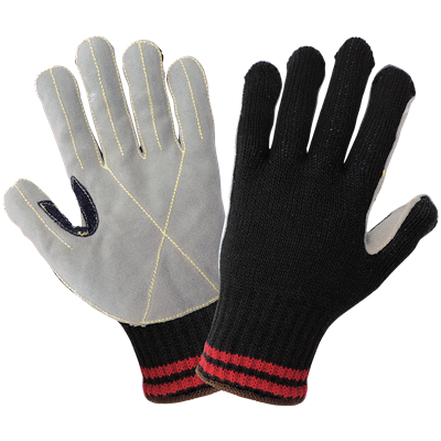 Samurai GloveÂ® Cut Resistant Reinforced Leather Palm Gloves - K500LF