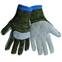 Global Glove KS300LF Cut Resistant Leather Face Gloves