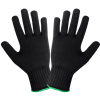 Heavyweight Uncoated Black Nylon String Knit Gloves - NB960
