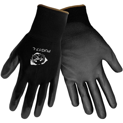 Global Glove PUG-17 Black PU Coated Gloves