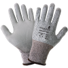 Polyurethane Coated 13-Gauge Salt-and-Pepper HPPE Cut Resistant Gloves - PUG-611