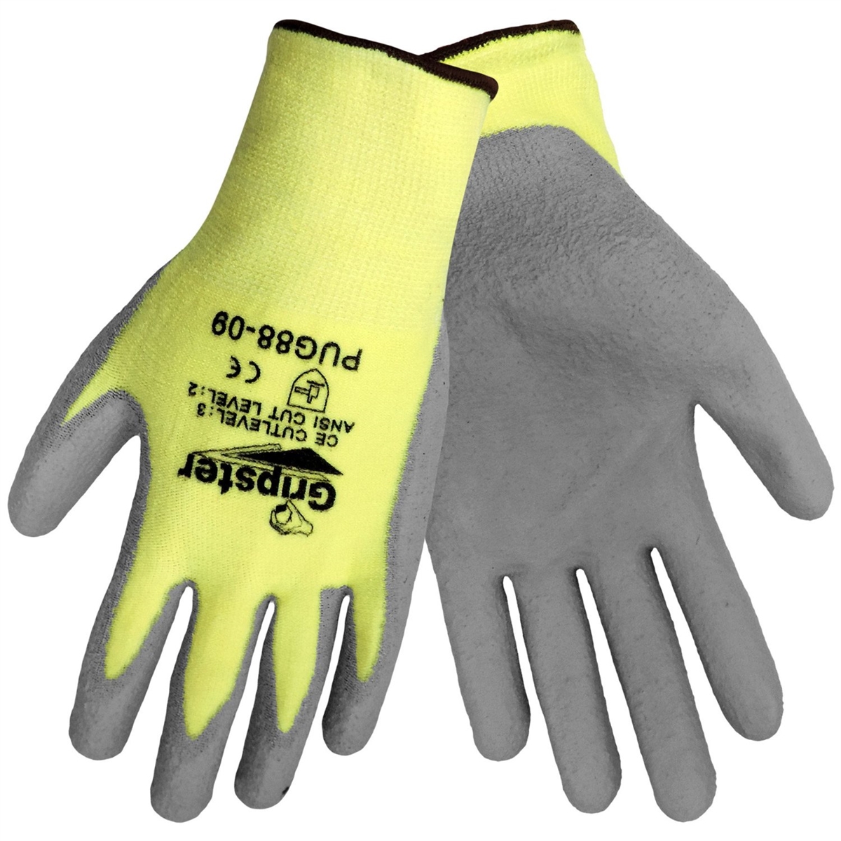 Global Glove PUG-88 Gripster Flat Dipped PU Gloves