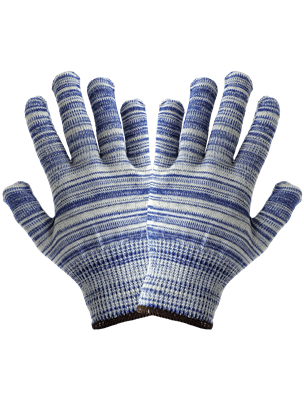 Cotton, Polyester, and Spandex 13-Gauge Roper-Style Gloves - S13RB