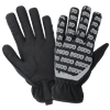 Touch Screen Mechanics Gloves with Reflective Printed Back - SG3300