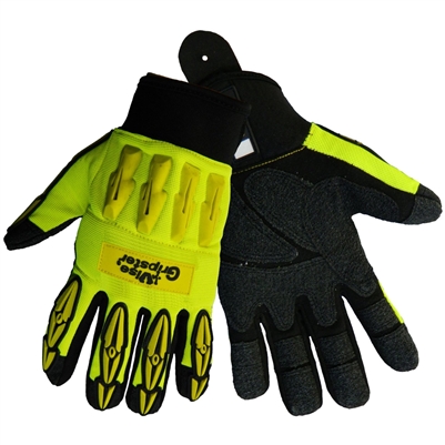 Global Glove SG9977 Vise Gripster Synthetic Leather Palm Gloves