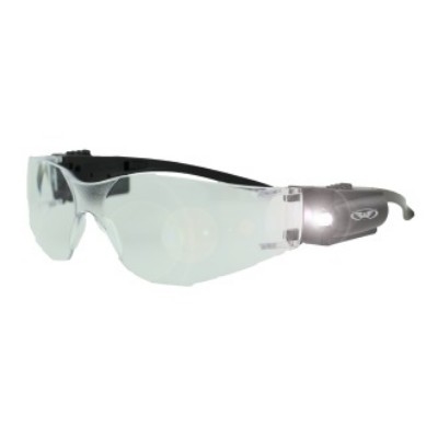 Global Vision Rider LED Safety Glasses W/ Built-In-Flashlights
