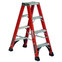 Louisville Ladder FM1400HD Fiberglass Twin Front Step Ladder