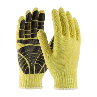 PIP 08-K300PS Kut-Gard PVC Tiger Paw Grip Gloves