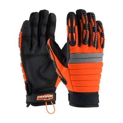 PIP 120-4700 Miner's Miracle Hi-Vis Synthetic Leather Gloves