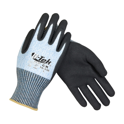 PIP 16-330 G-Tek Cut Resistant Nitrile Microsurface Coated Gloves