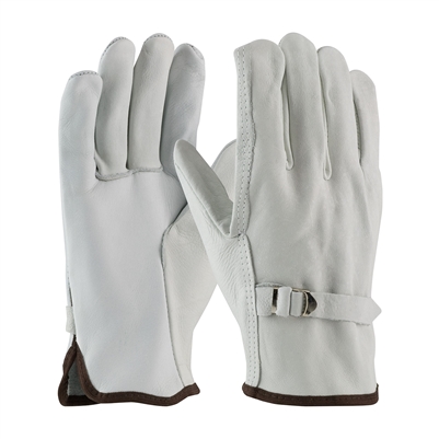 PIP 68-158 Cowhide Leather Driver's, Pull Strap Closure Gloves