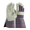 PIP 87-1663 Cowhide Leather Palm, Gauntlet Cuff Gloves