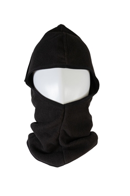BMSK-S1 Balaclava Fleece Head Wear Ski Mask & Hardhat Liner, Black, One Size
