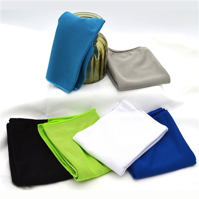 PETRA ROC COOT-Microfiber Mesh Cooling Towel (40"x12") for Workout, Outdoor & Sports Activities
