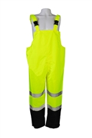 Petra Roc ANSI/ISEA 107-2015 Class E lime/black Waterproof Rain Bib Pants