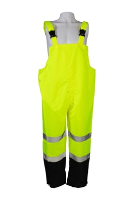 Petra Roc ANSI/ISEA 107-2015 Class E lime/black Waterproof Rain Bib Pants