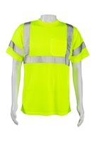 Petra Roc LTS3 ANSI/ISEA 107-2015 Class 3 Lime T-Shirt