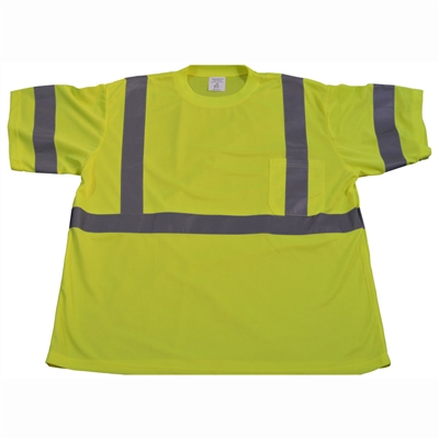 Petra Roc LTS3 ANSI/ISEA 107-2010 Class 3 Lime T-Shirt