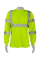 Petra Roc LTSL3 ANSI/ISEA 107-2015 Class 3 High Vis Long Sleeve T-shirt
