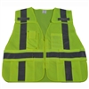 ANSI/ISEA All Lime Expandable 5-Point Breakaway Public Safety Vest