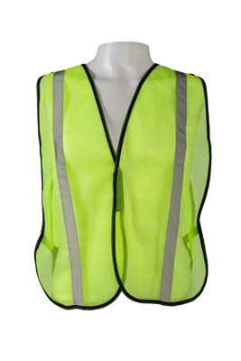 Petra Roc ANSI None-Rated Mesh Safety Vest - Silver Reflective Tape