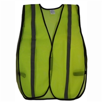 Petra Roc ANSI None-Rated Mesh Safety Vest - Silver Reflective Tape