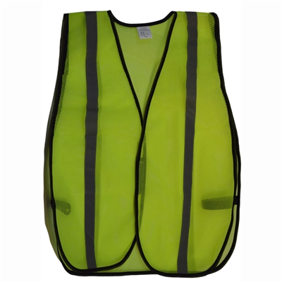 Petra Roc ANSI None-Rated Mesh Safety Vest - Silver Reflective Tape