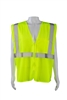 Petra Roc ANSI/ISEA 107-2020 CLASS 2 Safety Vest Zipper Closure, LIME MESH