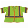 Petra Roc LVM3-CB1-EC ANSI/ISEA 107-2010 Class 3 Two Tone DOT Vest, Economy