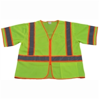 Petra Roc LVM3-CB1-EC ANSI/ISEA 107-2010 Class 3 Two Tone DOT Vest, Economy
