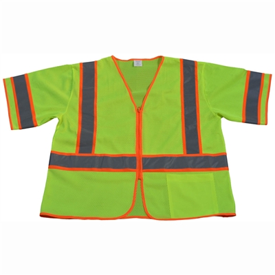 Petra Roc LVM3-CB1-EC ANSI/ISEA 107-2010 Class 3 Two Tone DOT Vest, Economy