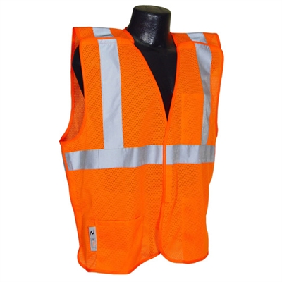 Radians SV4 Hi-Viz Orange Economy Breakaway Safety Vest