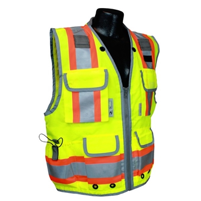 Radians Heavy Woven Two-Tone Engineer Vest