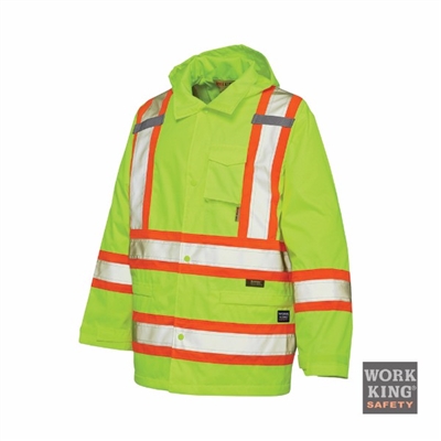 Richlu S372 300D Safety Rain Jacket
